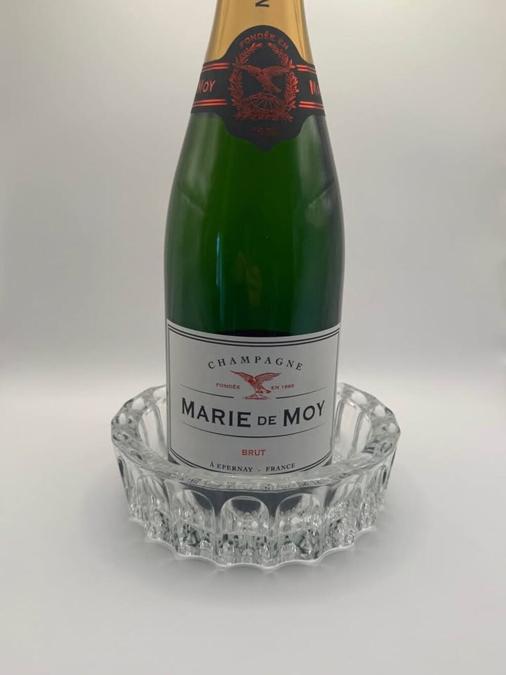 Crystal Wine Bottle Coaster